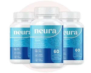 Three-bottle Neura supplement package